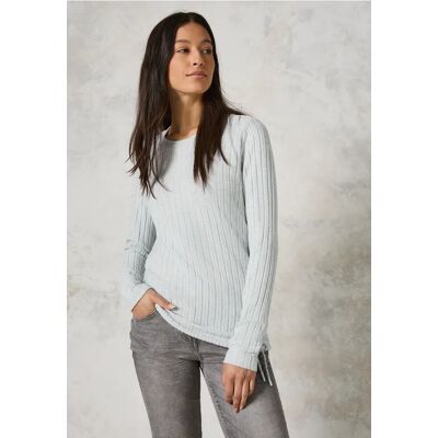 cecil Shirt mit Rippenstruktur - Grün - Damen - Size: L XL XXL cecil Shirt mit Rippenstruktur - Grün - Damen - Size: L XL XXL