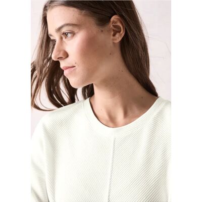 cecil Ottoman-Shirt - Weiß - Damen - Size: XL L XXL cecil Ottoman-Shirt - Weiß - Damen - Size: XL L XXL