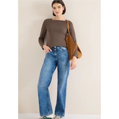 cecil Shirt mit U-Boot-Ausschnitt - Beige - Damen - Size: 3XL XS XXL XL L cecil Shirt mit U-Boot-Ausschnitt - Beige - Damen - Size: 3XL XS XXL XL L