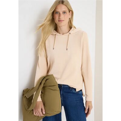 cecil Cordshirt mit Kapuze - Beige - Damen - Size: XS XL S L XXL M cecil Cordshirt mit Kapuze - Beige - Damen - Size: XS XL S L XXL M