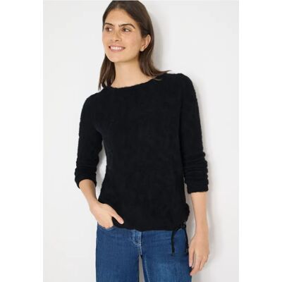 cecil Federgrarn Jacquard Shirt - Schwarz - Damen - Size: XS XXL M XL S L cecil Federgrarn Jacquard Shirt - Schwarz - Damen - Size: XS XXL M XL S L
