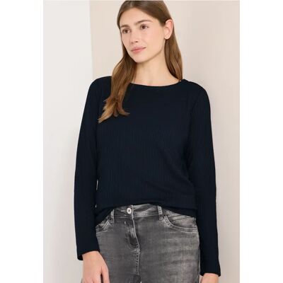 cecil Strukturshirt - Blau - Damen - Size: XL S M XS L cecil Strukturshirt - Blau - Damen - Size: XL S M XS L