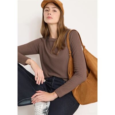 cecil Strukturshirt - Beige - Damen - Size: M XS S L XXL XL cecil Strukturshirt - Beige - Damen - Size: M XS S L XXL XL