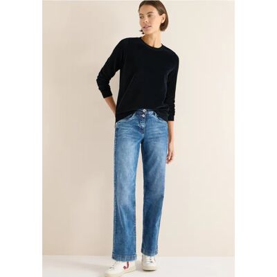 cecil Softes Strukturmix Shirt - Blau - Damen - Size: XL M S XS XXL L cecil Softes Strukturmix Shirt - Blau - Damen - Size: XL M S XS XXL L