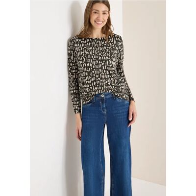 cecil Gemustertes Shirt - Grün - Damen - Size: L XS M XL XXL S cecil Gemustertes Shirt - Grün - Damen - Size: L XS M XL XXL S
