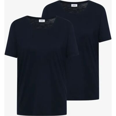 cecil Basic T-Shirt mit Rundhals im 2er-Pack - Multicolour - Damen - Size: S XXL 3XL XS XL L M cecil Basic T-Shirt mit Rundhals im 2er-Pack - Multicolour - Damen - Size: S XXL 3XL XS XL L M