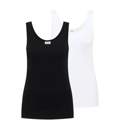 cecil Basic Top mit Rundhals im 2er-Pack - Multicolour - Damen - Size: XXL L S M XL XS cecil Basic Top mit Rundhals im 2er-Pack - Multicolour - Damen - Size: XXL L S M XL XS