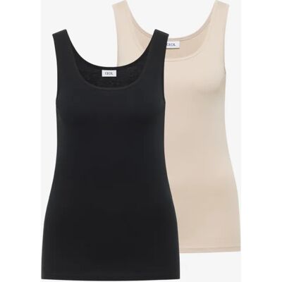 cecil Basic Top mit Rundhals im 2er-Pack - Multicolour - Damen - Size: L XL XS XXL M S cecil Basic Top mit Rundhals im 2er-Pack - Multicolour - Damen - Size: L XL XS XXL M S