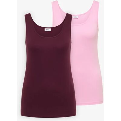 cecil Basic Top mit Rundhals im 2er-Pack - Multicolour - Damen - Size: S L M XXL XL XS cecil Basic Top mit Rundhals im 2er-Pack - Multicolour - Damen - Size: S L M XXL XL XS