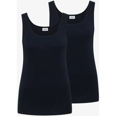 cecil Basic Top mit Rundhals im 2er-Pack - Multicolour - Damen - Size: XXL 3XL XS XL M L S cecil Basic Top mit Rundhals im 2er-Pack - Multicolour - Damen - Size: XXL 3XL XS XL M L S