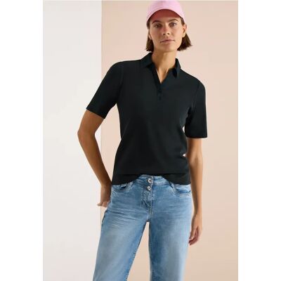 cecil Basic Poloshirt mit Kurzarm - Grün - Damen - Size: M XS L XL 3XL S XXL cecil Basic Poloshirt mit Kurzarm - Grün - Damen - Size: M XS L XL 3XL S XXL
