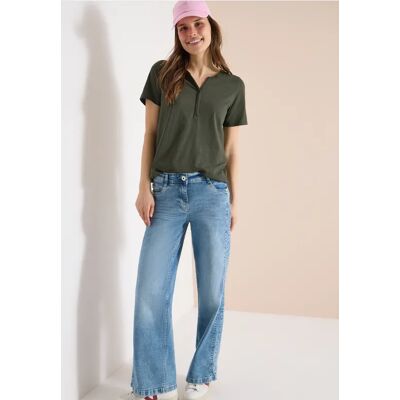 cecil Basic Shirt im Tunika-Look - Grün - Damen - Size: L XS XXL XL cecil Basic Shirt im Tunika-Look - Grün - Damen - Size: L XS XXL XL