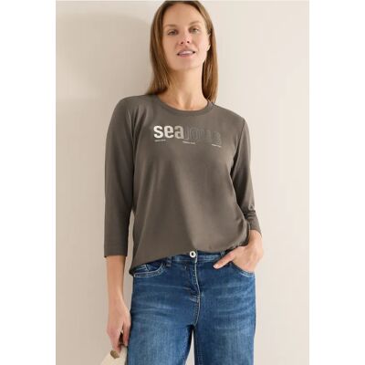 cecil T-Shirt mit Frontprint - Beige - Damen - Size: XXL L XL S M XS cecil T-Shirt mit Frontprint - Beige - Damen - Size: XXL L XL S M XS