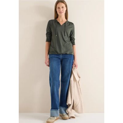 cecil Shirt im Tunika-Look - Grün - Damen - Size: M XS L S XL XXL cecil Shirt im Tunika-Look - Grün - Damen - Size: M XS L S XL XXL