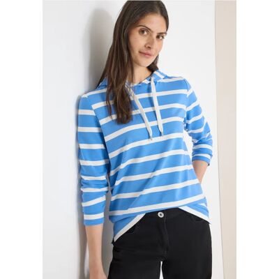 cecil Gestreiftes Hoodieshirt - Blau - Damen - Size: XXL M L XL S XS cecil Gestreiftes Hoodieshirt - Blau - Damen - Size: XXL M L XL S XS