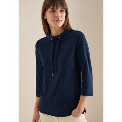 cecil Strukturshirt - Blau - Damen - Size: XXL M XS XL L S cecil Strukturshirt - Blau - Damen - Size: XXL M XS XL L S