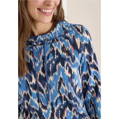 cecil Gemustertes Shirt - Blau - Damen - Size: L XXL M XS S XL cecil Gemustertes Shirt - Blau - Damen - Size: L XXL M XS S XL