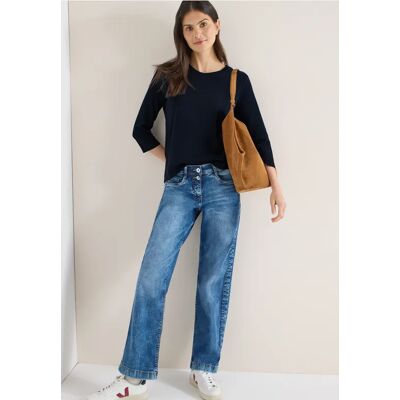 cecil Basic T-Shirt - Blau - Damen - Size: S M XXL XL L cecil Basic T-Shirt - Blau - Damen - Size: S M XXL XL L