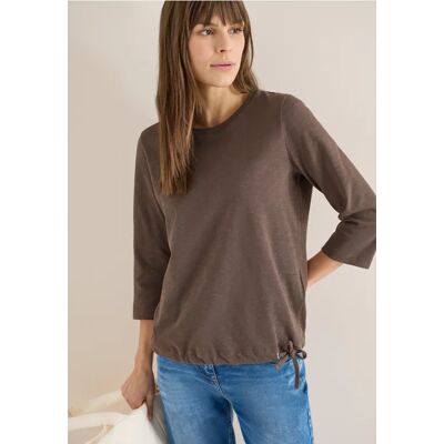 cecil Shirt mit Tunnelzug - Beige - Damen - Size: S XL L XS M cecil Shirt mit Tunnelzug - Beige - Damen - Size: S XL L XS M