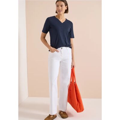 cecil Kurzarm T-Shirt im Tunika-Look - Blau - Damen - Size: XXL L S M XS XL cecil Kurzarm T-Shirt im Tunika-Look - Blau - Damen - Size: XXL L S M XS XL