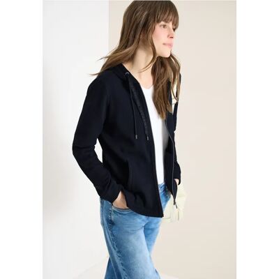 cecil Langarm Jacke mit Kapuze und Taschen - Blau - Damen - Size: L S XS XL cecil Langarm Jacke mit Kapuze und Taschen - Blau - Damen - Size: L S XS XL