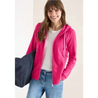 cecil Langarm Jacke mit Kapuze und Taschen - Pink - Damen - Size: XL XXL L cecil Langarm Jacke mit Kapuze und Taschen - Pink - Damen - Size: XL XXL L