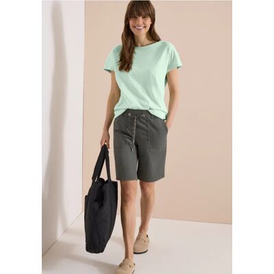 cecil T-Shirt aus Jersey im Garment Dye Look - Grün - Damen - Size: L XXL M XL S XS cecil T-Shirt aus Jersey im Garment Dye Look - Grün - Damen - Size: L XXL M XL S XS