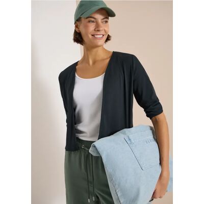 cecil Offene 3/4-Arm Jacke in Rippstruktur - Grün - Damen - Size: XS M XXL S XL L cecil Offene 3/4-Arm Jacke in Rippstruktur - Grün - Damen - Size: XS M XXL S XL L