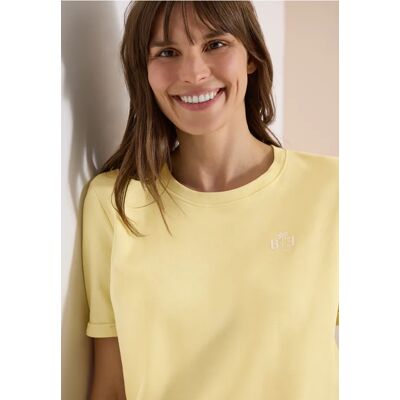 cecil T-Shirt mit Rundhals und Print-Detail - Gelb - Damen - Size: M XXL XS S L XL cecil T-Shirt mit Rundhals und Print-Detail - Gelb - Damen - Size: M XXL XS S L XL