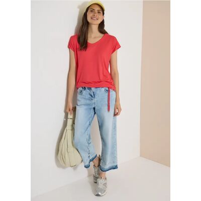 cecil Dropped Shoulder Shirt mit Cut-Out-Detail - Orange - Damen - Size: M XS XXL 3XL XL L S cecil Dropped Shoulder Shirt mit Cut-Out-Detail - Orange - Damen - Size: M XS XXL 3XL XL L S