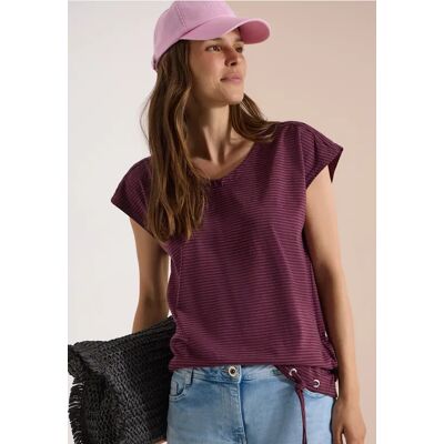 cecil Dropped Shoulder Shirt mit Cut-Out-Detail - Rot - Damen - Size: XL XS M XXL S L cecil Dropped Shoulder Shirt mit Cut-Out-Detail - Rot - Damen - Size: XL XS M XXL S L