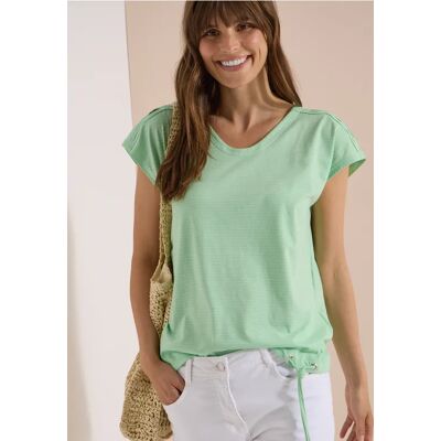 cecil Dropped Shoulder Shirt mit Cut-Out-Detail - Grün - Damen - Size: M XL XS XXL L S 3XL cecil Dropped Shoulder Shirt mit Cut-Out-Detail - Grün - Damen - Size: M XL XS XXL L S 3XL