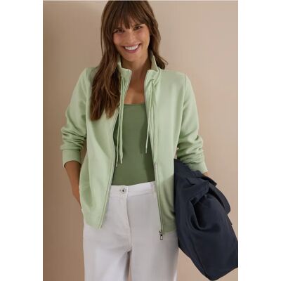 cecil Langarm Jacke mit Ottoman Struktur - Grün - Damen - Size: L XS 3XL S XXL XL M cecil Langarm Jacke mit Ottoman Struktur - Grün - Damen - Size: L XS 3XL S XXL XL M