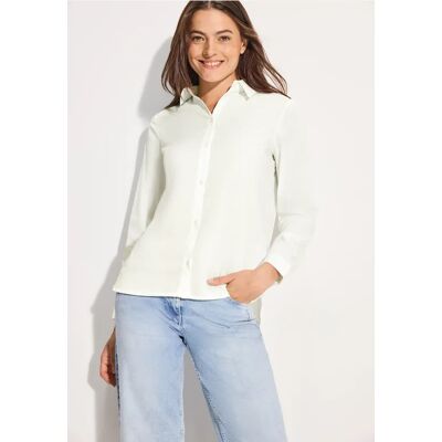 cecil Basic Hemdbluse - Weiß - Damen - Size: XL XXL L cecil Basic Hemdbluse - Weiß - Damen - Size: XL XXL L