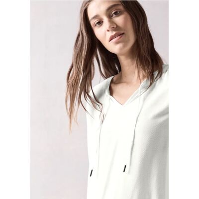 cecil Bluse mit elastischem Saum - Weiß - Damen - Size: XL L XXL cecil Bluse mit elastischem Saum - Weiß - Damen - Size: XL L XXL