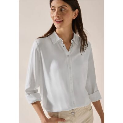 cecil Hemdbluse in Unifarbe - Weiß - Damen - Size: L XXL XL cecil Hemdbluse in Unifarbe - Weiß - Damen - Size: L XXL XL