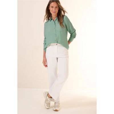 cecil Hemdbluse mit Struktur - Grün - Damen - Size: M XL XXL XS L cecil Hemdbluse mit Struktur - Grün - Damen - Size: M XL XXL XS L