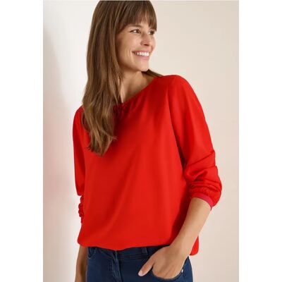 cecil Bluse in Unifarbe - Orange - Damen - Size: M XL S XXL L XS cecil Bluse in Unifarbe - Orange - Damen - Size: M XL S XXL L XS