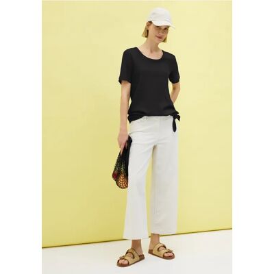 cecil Bluse mit Knotendetail - Schwarz - Damen - Size: XS M XL S XXL L cecil Bluse mit Knotendetail - Schwarz - Damen - Size: XS M XL S XXL L
