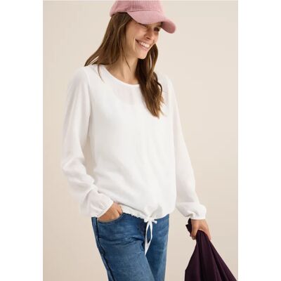 cecil Bluse mit Tunnelzug - Weiß - Damen - Size: L XXL XL cecil Bluse mit Tunnelzug - Weiß - Damen - Size: L XXL XL