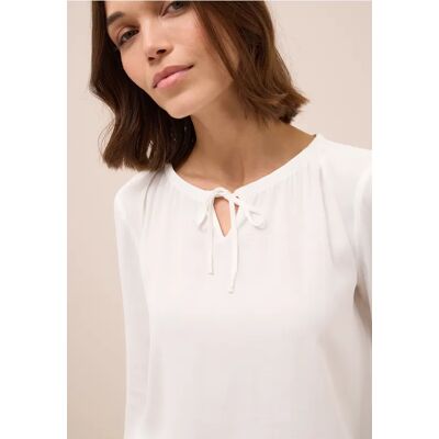 cecil Crepe Bluse - Weiß - Damen - Size: XL XXL M L cecil Crepe Bluse - Weiß - Damen - Size: XL XXL M L