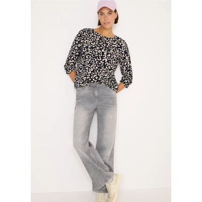 cecil Gemusterte Bluse - Blau - Damen - Size: S M XL L XXL cecil Gemusterte Bluse - Blau - Damen - Size: S M XL L XXL