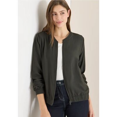 cecil Blouson in Unifarbe - Grün - Damen - Size: XXL XL L cecil Blouson in Unifarbe - Grün - Damen - Size: XXL XL L