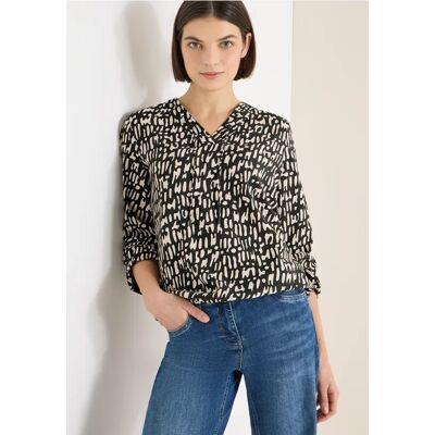 cecil Bluse mit Tunnelzug - Grün - Damen - Size: L XL S XXL XS M cecil Bluse mit Tunnelzug - Grün - Damen - Size: L XL S XXL XS M