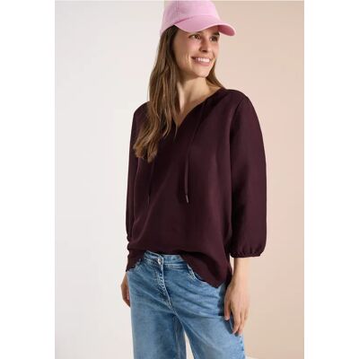 cecil Tunika mit Split Neck aus Leinenmix - Rot - Damen - Size: XL M L XXL XS S cecil Tunika mit Split Neck aus Leinenmix - Rot - Damen - Size: XL M L XXL XS S