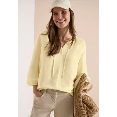 cecil Tunika mit Split Neck aus Leinenmix - Gelb - Damen - Size: M XL L cecil Tunika mit Split Neck aus Leinenmix - Gelb - Damen - Size: M XL L