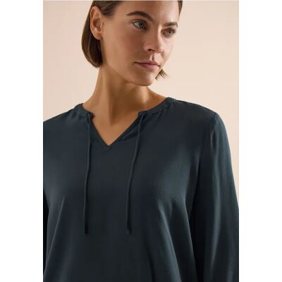 cecil 3/4-Arm Bluse mit Split Neck und Bändern - Grün - Damen - Size: XS L 3XL M XL XXL S cecil 3/4-Arm Bluse mit Split Neck und Bändern - Grün - Damen - Size: XS L 3XL M XL XXL S
