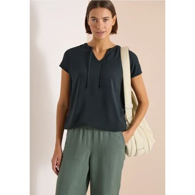 cecil Kurzarm Bluse mit Strukturmix - Grün - Damen - Size: L S XXL XL XS M cecil Kurzarm Bluse mit Strukturmix - Grün - Damen - Size: L S XXL XL XS M