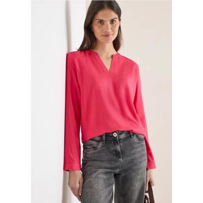 cecil Bluse in Unifarbe - Rot - Damen - Size: XL M L XXL XS S cecil Bluse in Unifarbe - Rot - Damen - Size: XL M L XXL XS S