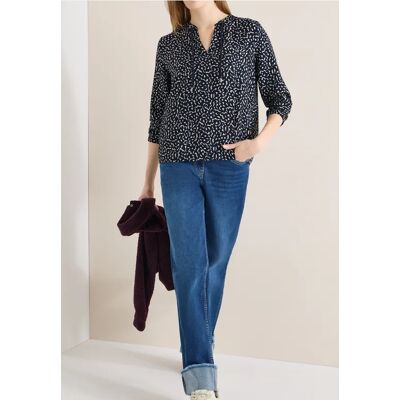 cecil Sportive Bluse - Blau - Damen - Size: XXL L S XS XL M cecil Sportive Bluse - Blau - Damen - Size: XXL L S XS XL M